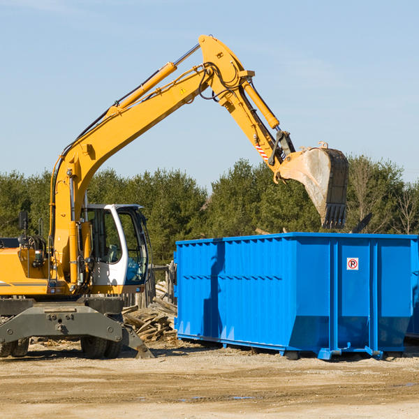 can i choose the location where the residential dumpster will be placed in Ottawa County Michigan